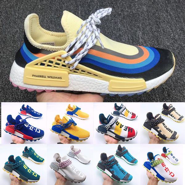 High Quality Human Race Running Shoes Men Women Pharrell Williams HU Yellow Black White Red Stripes Runner Sports Sneakers Size 36-47
High Quality Human Race Running Shoes Men Women Pharrell Williams HU Yellow Black White Red Stripes Runner Sports Sneakers Size 36-47