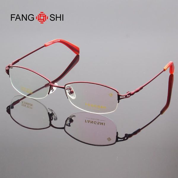 fang shi brand eyeglasses frames women high elasticity titanium optical glasses frame prescription spectacles 33016, Black
fang shi brand eyeglasses frames women high elasticity titanium optical glasses frame prescription spectacles 33016, Black