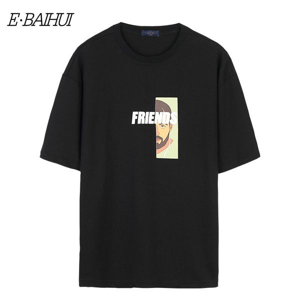 e-baihui t-shirt men 2019 summer casual black short sleeve oversize hip hop tees 100% cotton fashion printing t-shirt for men l674, White;black
e-baihui t-shirt men 2019 summer casual black short sleeve oversize hip hop tees 100% cotton fashion printing t-shirt for men l674, White;black