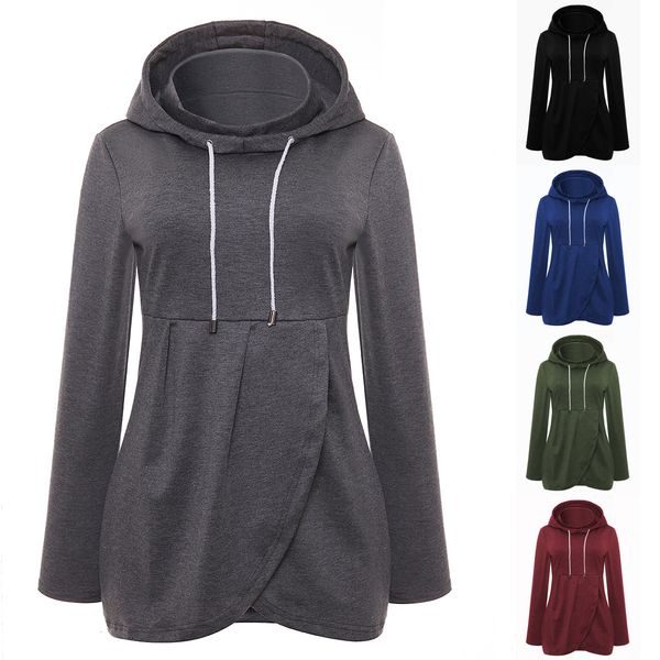 european and american women's clothing fashion turtleneck hooded sweater, Black
european and american women's clothing fashion turtleneck hooded sweater, Black