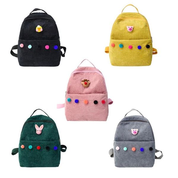 fashion women preppy corduroy cartoon animal backpacks ball daypacks female shoulder bags striped school bags for teenager gir
fashion women preppy corduroy cartoon animal backpacks ball daypacks female shoulder bags striped school bags for teenager gir