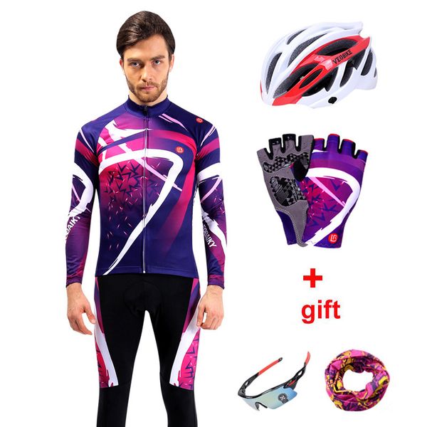 long sleeve pro team cycling jersey set men breathable 3d padded sportswear mountain bicycle clothing mtb bike wear clothes mens, Black;blue
long sleeve pro team cycling jersey set men breathable 3d padded sportswear mountain bicycle clothing mtb bike wear clothes mens, Black;blue