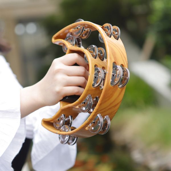 musical double half moon tambourine drum kit plastic handle row metal jingle percussion gift party kids toy
musical double half moon tambourine drum kit plastic handle row metal jingle percussion gift party kids toy