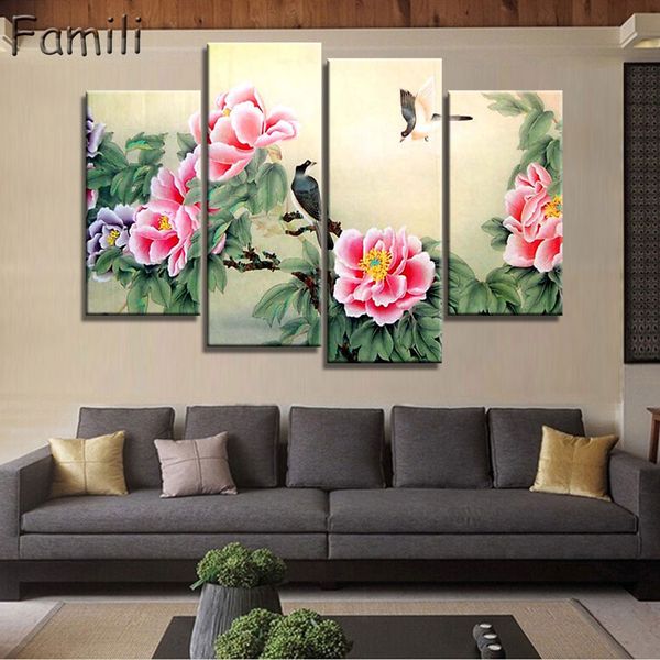 4 panels ancient chinese brush paintings print canvas lotus pond koi art picture for living room study wall decors no frame
4 panels ancient chinese brush paintings print canvas lotus pond koi art picture for living room study wall decors no frame