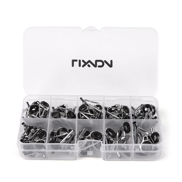 80pcs fishing rod guide tip repair kit set diy eye rings different size stainless steel frames with box
80pcs fishing rod guide tip repair kit set diy eye rings different size stainless steel frames with box