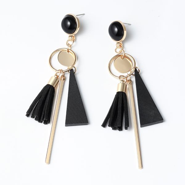 vintage leather tassel drop dangle earrings for women female gold geometric long metal wood 2019 fashion brinco jewelry, Silver
vintage leather tassel drop dangle earrings for women female gold geometric long metal wood 2019 fashion brinco jewelry, Silver