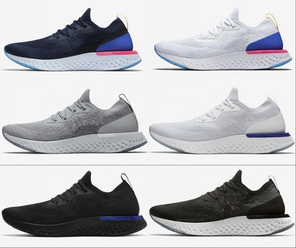 Hot Epic React Running Shoes Mens womens Triple Black White Oreo Blue High quailty Newest Summer Spring outdoor Sports Sneakers US 5-11
Hot Epic React Running Shoes Mens womens Triple Black White Oreo Blue High quailty Newest Summer Spring outdoor Sports Sneakers US 5-11