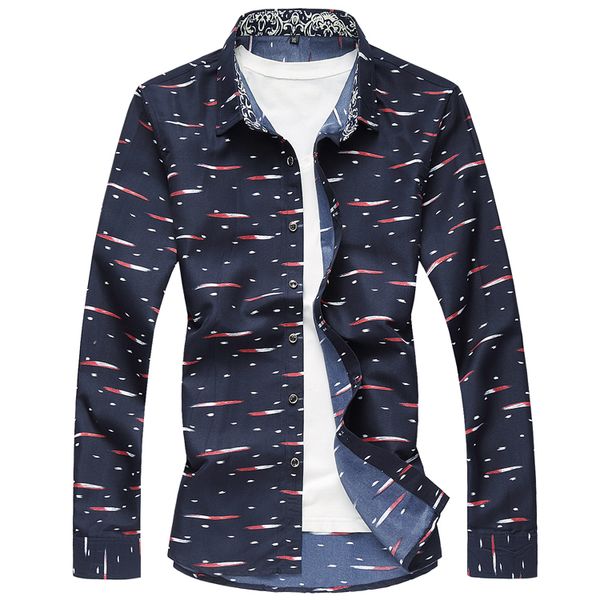 calrtyasa autumn spring cotton shirts men good quality print long sleeve shirt slim fit modern casual camisa masculina size 7xl, White;black
calrtyasa autumn spring cotton shirts men good quality print long sleeve shirt slim fit modern casual camisa masculina size 7xl, White;black