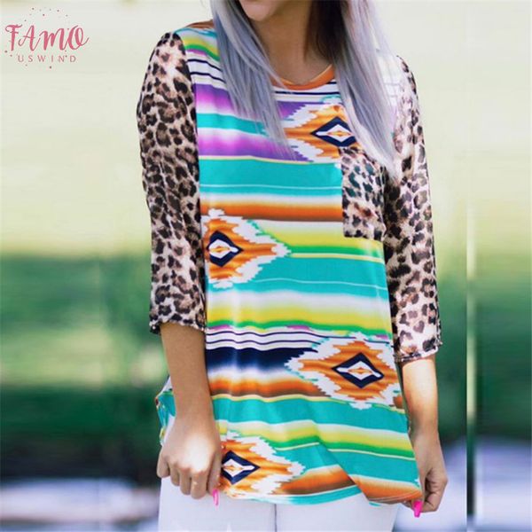leopard t shirt женщины три четверть top multicolor тенниска осень топы tee женщина моды геометрического отпечатанный tshirt lady top, White
leopard t shirt женщины три четверть top multicolor тенниска осень топы tee женщина моды геометрического отпечатанный tshirt lady top, White