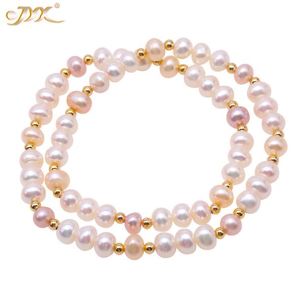 other bracelets jyx arrivalelegant colorful natural freshwater pearl bracelet 2 strands 6.5mm woman 14", Golden;silver
other bracelets jyx arrivalelegant colorful natural freshwater pearl bracelet 2 strands 6.5mm woman 14", Golden;silver