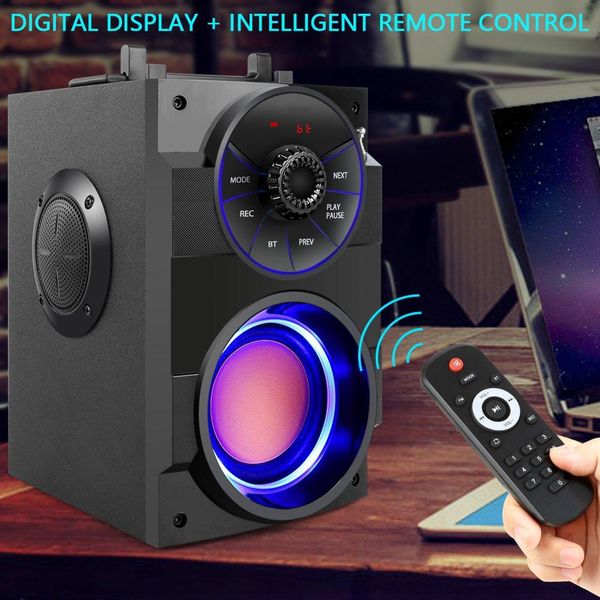 new bluetooth speaker portable wireless stereo subwoofer bass big speakers column support fm radio tf aux usb remote control s37
new bluetooth speaker portable wireless stereo subwoofer bass big speakers column support fm radio tf aux usb remote control s37