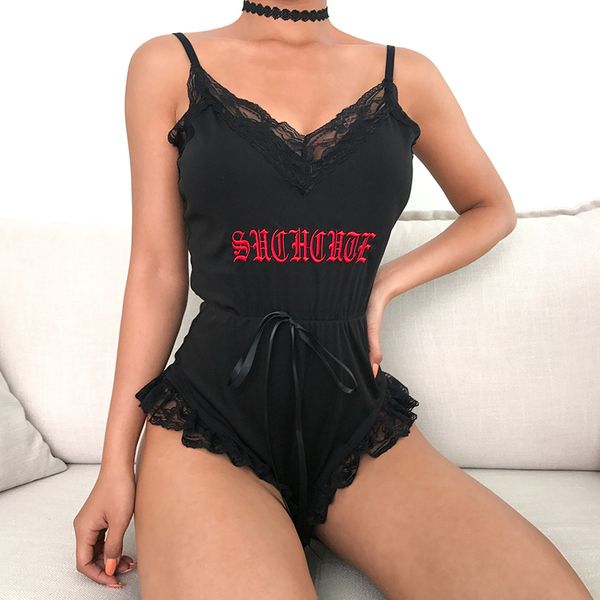 jumpsuit ladies women jumpsuits women lace bodysuits embroidery letter shoulder lady streerwear body jumpsuit summer pop bodysuit, Black;white
jumpsuit ladies women jumpsuits women lace bodysuits embroidery letter shoulder lady streerwear body jumpsuit summer pop bodysuit, Black;white