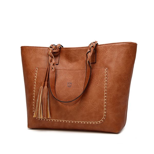 2020 new style women bag handbag tote over shoulder crossbody leather big brand black brown casual fashion designer female bolsa
2020 new style women bag handbag tote over shoulder crossbody leather big brand black brown casual fashion designer female bolsa