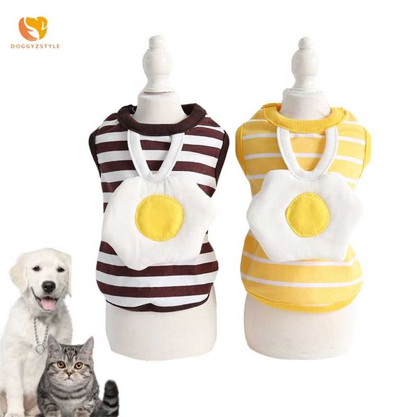 poached egg dog vest striped pet shirt cat t-shirt for chihuahua yorkshire summer clothes xs s m l xl yellow brown doggyzstyle
poached egg dog vest striped pet shirt cat t-shirt for chihuahua yorkshire summer clothes xs s m l xl yellow brown doggyzstyle