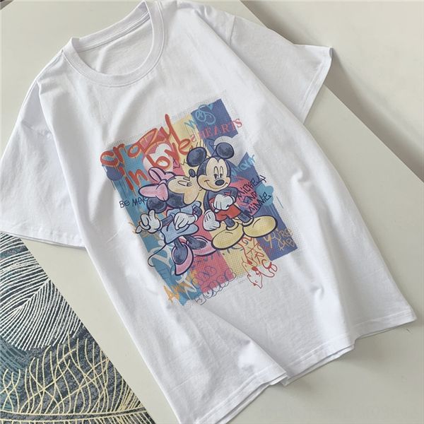 cartoon printed short-sleeved t-shirt female 2020 all-match loose age-reducing student couple casual t-tide cartoon printed short-sleeved t, White
cartoon printed short-sleeved t-shirt female 2020 all-match loose age-reducing student couple casual t-tide cartoon printed short-sleeved t, White