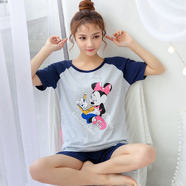 2019 summer pyjamas women cute female pajama set girl print pyjama set short sleeve sleepwear women nightshirt sets pajamas, Blue;gray
2019 summer pyjamas women cute female pajama set girl print pyjama set short sleeve sleepwear women nightshirt sets pajamas, Blue;gray
