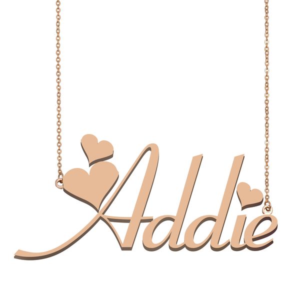 Addie Name Necklace Pendant for Women Girls Birthday Gift Custom Nameplate Children Best Friends Jewelry 18k Gold Plated Stainless Steel, Silver
Addie Name Necklace Pendant for Women Girls Birthday Gift Custom Nameplate Children Best Friends Jewelry 18k Gold Plated Stainless Steel, Silver