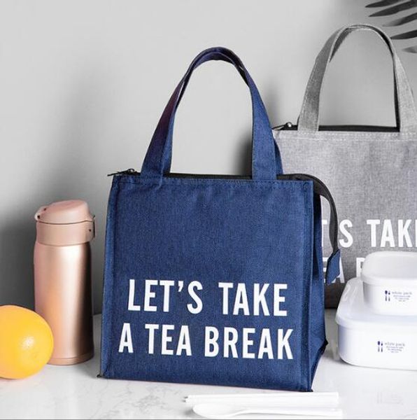 lunch box bag insulation bag portable lunch easy to clean canvas office worker with packed rice hand carry, Blue;pink
lunch box bag insulation bag portable lunch easy to clean canvas office worker with packed rice hand carry, Blue;pink