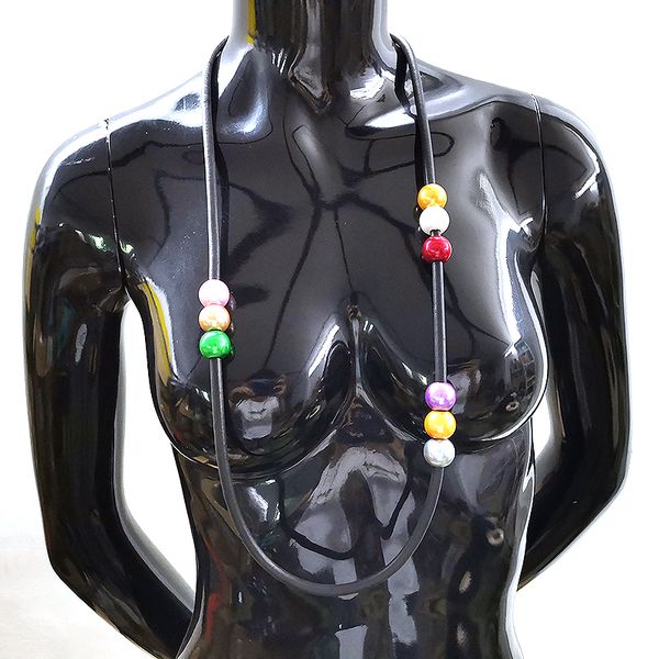 yd&ydbz new colored pearl necklace women's fashion pendant necklaces jewelry trendy wedding accessories black rope collar choker, Silver
yd&ydbz new colored pearl necklace women's fashion pendant necklaces jewelry trendy wedding accessories black rope collar choker, Silver