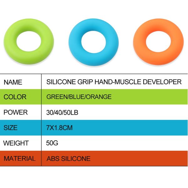 silica gel portable hand grip ring strength training expander hand grip rubber ring exerciser muscel power training equipment
silica gel portable hand grip ring strength training expander hand grip rubber ring exerciser muscel power training equipment