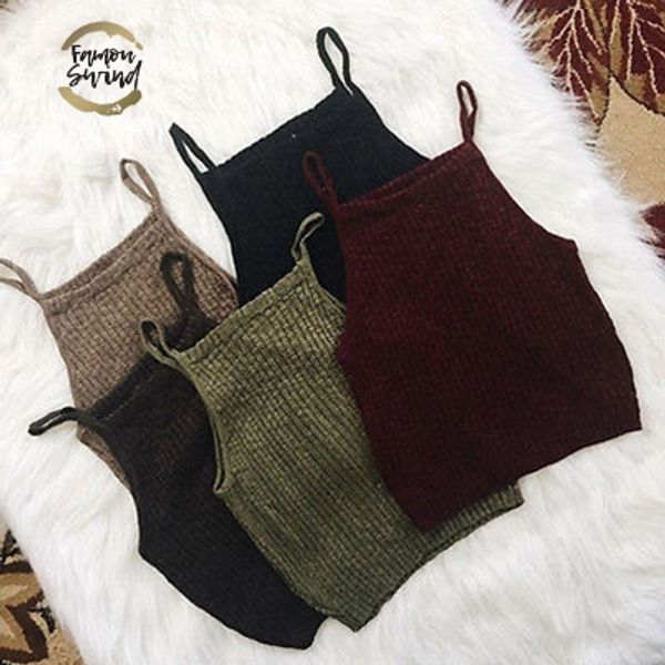 fashion women knitwear sleeveless tank shirt blouse casual short crop sweet 5 colors for female summer solid tee, White
fashion women knitwear sleeveless tank shirt blouse casual short crop sweet 5 colors for female summer solid tee, White