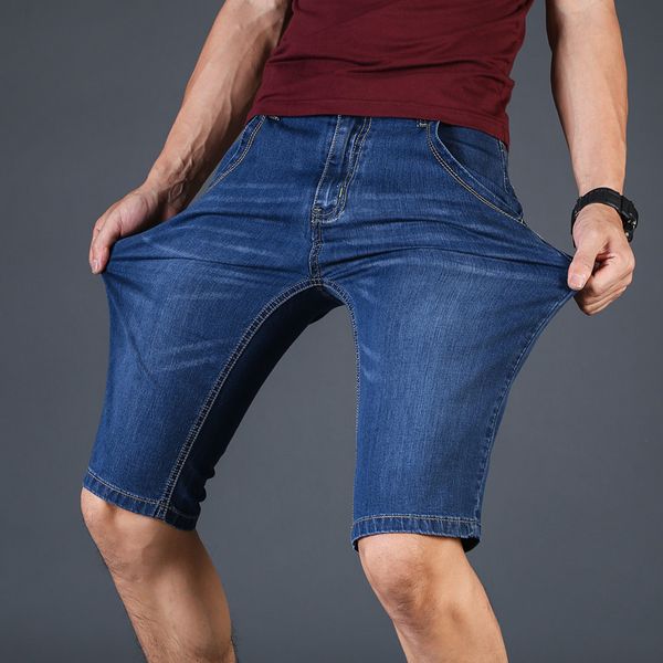 2019 new summer men slim fit fashion jeans short male cotton denim s clothes plus size 28-35-40-42-44-46, Blue
2019 new summer men slim fit fashion jeans short male cotton denim s clothes plus size 28-35-40-42-44-46, Blue