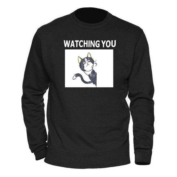 мужские пуловеры anime cat watching you толстовки 2020 keep warm spring winter man толстовка harajuku retro tops streetwear hoody, Black
мужские пуловеры anime cat watching you толстовки 2020 keep warm spring winter man толстовка harajuku retro tops streetwear hoody, Black