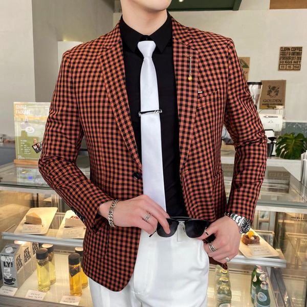 houndstooth blazers mens british style checked jackets mens plaid smoking jackets for stylish clothing retro casual blazers, White;black
houndstooth blazers mens british style checked jackets mens plaid smoking jackets for stylish clothing retro casual blazers, White;black
