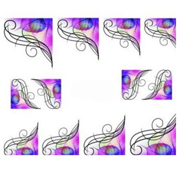 1sheets creative fashion tattoos stickers beauty watermark french nail art decals tips stamping salon water transfer decals, Black
1sheets creative fashion tattoos stickers beauty watermark french nail art decals tips stamping salon water transfer decals, Black