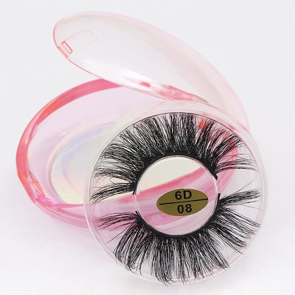 

new 6d 25mm mink lashes 12styles mixed style dramatic messy natural soft false mink eyelashes extension full strip ing