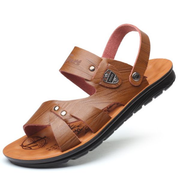 2023 classic men soft leather sandals comfortable men summer shoes big size leisure beach da0222, Black
2023 classic men soft leather sandals comfortable men summer shoes big size leisure beach da0222, Black