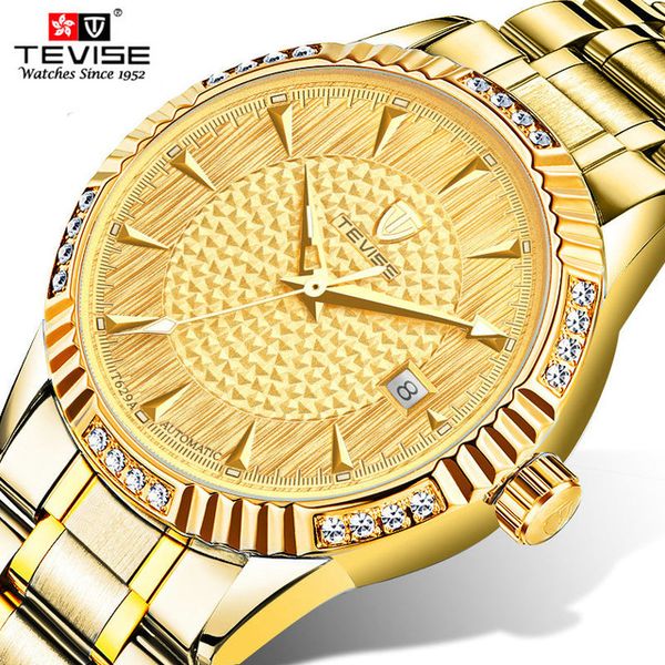 brand tevise golden automatic men mechanical watches torbillon waterproof business gold wrist watch249o, Slivery;brown
brand tevise golden automatic men mechanical watches torbillon waterproof business gold wrist watch249o, Slivery;brown