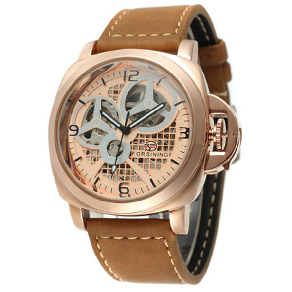 luxury men watches faux leather band automatic mechanical watches sports wristwatch automatic skeleton watch relogio masculino, Slivery;brown
luxury men watches faux leather band automatic mechanical watches sports wristwatch automatic skeleton watch relogio masculino, Slivery;brown