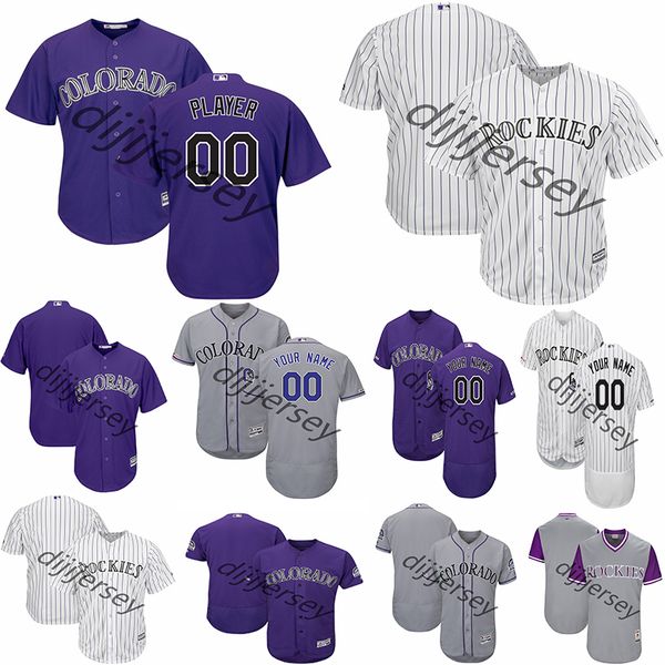 Custom Colorado Men's Rockies Jerseys Nolan Arenado Charlie Blackmon Trevor Story Trevor Story Ian Desmond Cool Flex Base baseball Jersey
Custom Colorado Men's Rockies Jerseys Nolan Arenado Charlie Blackmon Trevor Story Trevor Story Ian Desmond Cool Flex Base baseball Jersey