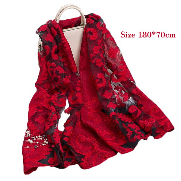 elegant lightweight sheer silk cut flower scarf for women 2019 fashion 180*70cm long embroidered scarf sunscreen shawl
elegant lightweight sheer silk cut flower scarf for women 2019 fashion 180*70cm long embroidered scarf sunscreen shawl