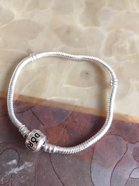 3mm 16-23cm 925 silver plated letter bracelet snake chain with barrel clasp fit european beads pandora bracelets diy
3mm 16-23cm 925 silver plated letter bracelet snake chain with barrel clasp fit european beads pandora bracelets diy
