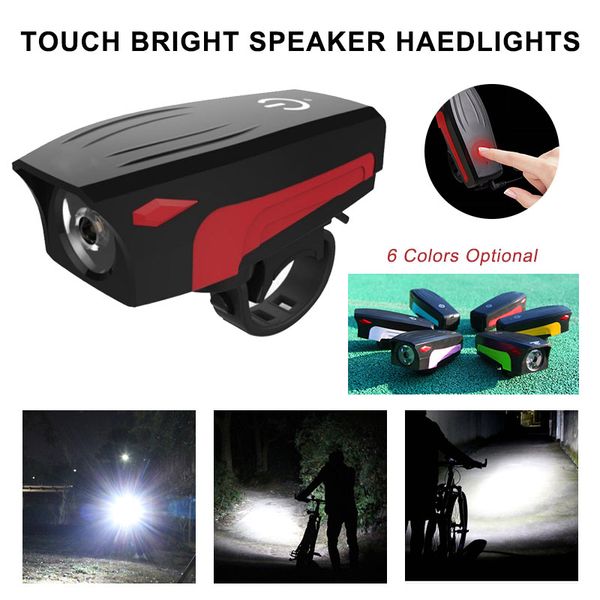 bicycle lamp 2000ma warning light bicycle bell usb cycling equipment bike lamp 6 colors 130db 5 mode
bicycle lamp 2000ma warning light bicycle bell usb cycling equipment bike lamp 6 colors 130db 5 mode