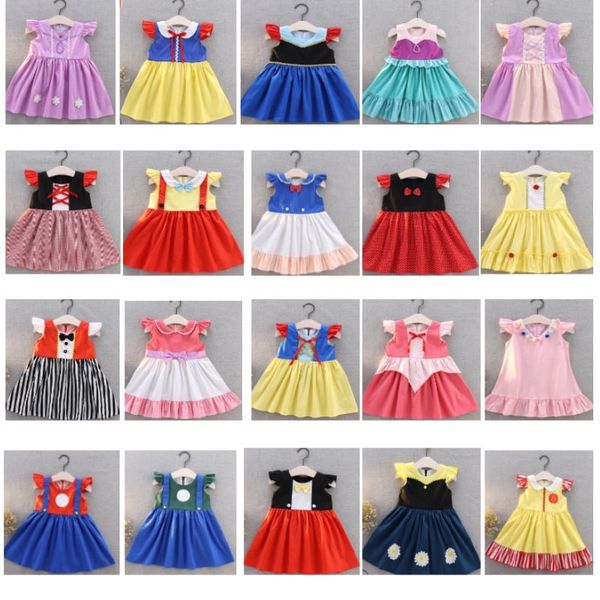 38 styles little girls princess dresses summer kids children baby cartoon cotton clothes bow striped party costume cosplay dhl an1902
38 styles little girls princess dresses summer kids children baby cartoon cotton clothes bow striped party costume cosplay dhl an1902