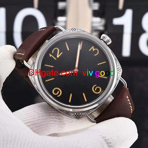 Carved limited edition men 039 watch p3000 automatic mechanical leather trap watch brown 47mm tainle teel men 039 brand
Carved limited edition men 039 watch p3000 automatic mechanical leather trap watch brown 47mm tainle teel men 039 brand