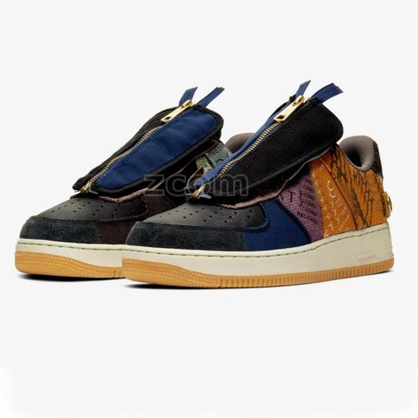 travis scotts x forced low multi color stitching zipper running shoes women mens trainers one sports 1s zapato scarpe cactus jack with box
travis scotts x forced low multi color stitching zipper running shoes women mens trainers one sports 1s zapato scarpe cactus jack with box