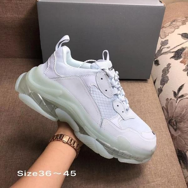 with box designer paris 17fw triple s adds a clear bubble midsole sneakers men women neon green luxury increasing brand casual dad shoes, Black
with box designer paris 17fw triple s adds a clear bubble midsole sneakers men women neon green luxury increasing brand casual dad shoes, Black
