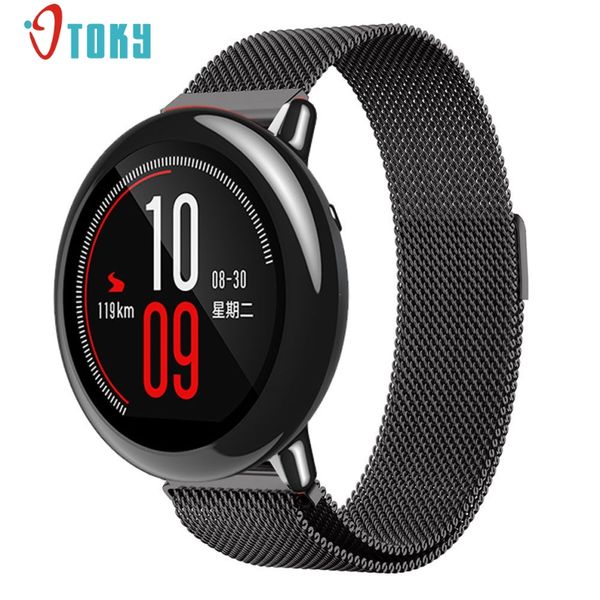 excellent quality milanese magnetic loop stainless steel strap watch bands for huami amazfit a1602 sports smart watch, Black;brown
excellent quality milanese magnetic loop stainless steel strap watch bands for huami amazfit a1602 sports smart watch, Black;brown