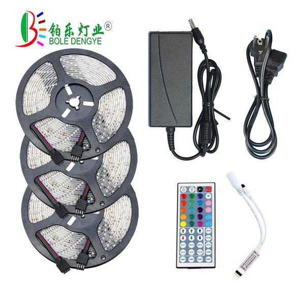 15m rgb 12v flexible led strip light 5050 led ribbon tape non waterproof + power adapter + remote controller for home/kitchen
15m rgb 12v flexible led strip light 5050 led ribbon tape non waterproof + power adapter + remote controller for home/kitchen