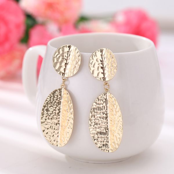 fashion hoop earrings for women gold long round zinc alloy earrings for women ladies gifts jewelry wedding party, Golden
fashion hoop earrings for women gold long round zinc alloy earrings for women ladies gifts jewelry wedding party, Golden