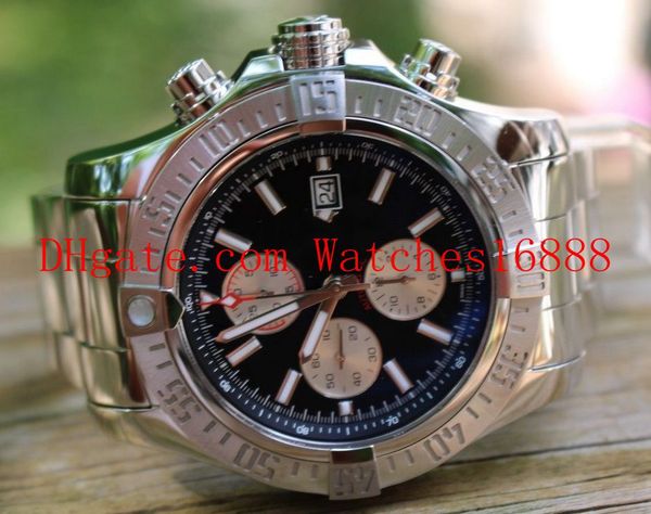 super avenger ii a13371 black dial face baton pro iii stainless steel bracelet mens wrist watches quartz movement men's watch, Slivery;brown
super avenger ii a13371 black dial face baton pro iii stainless steel bracelet mens wrist watches quartz movement men's watch, Slivery;brown