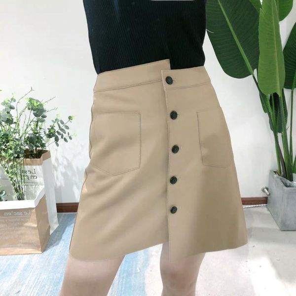 genuine leather mini skirt button 2020 new arrival fashion pencil skirts womens streetwear, Black
genuine leather mini skirt button 2020 new arrival fashion pencil skirts womens streetwear, Black