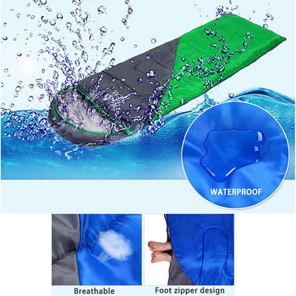 envelope light sleeping bag camping outdoor hiking split board splicable spring summer comfortable waterproof moisture proof
envelope light sleeping bag camping outdoor hiking split board splicable spring summer comfortable waterproof moisture proof