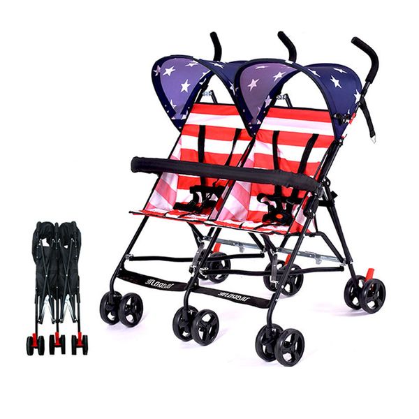 twin baby stroller ultra light portable small folding umbrella double cart shock absorber baby carriage 5-point seat belt
twin baby stroller ultra light portable small folding umbrella double cart shock absorber baby carriage 5-point seat belt