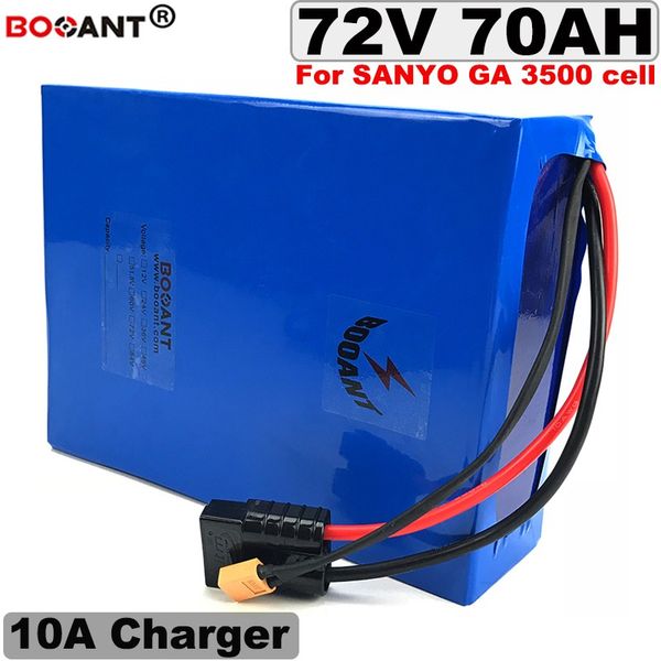 72v 70ah e-bike lithium battery for sanyo 18650 cell 20s 20p 72v electric bike battery for 8000w 9000w motor with 10a charger
72v 70ah e-bike lithium battery for sanyo 18650 cell 20s 20p 72v electric bike battery for 8000w 9000w motor with 10a charger