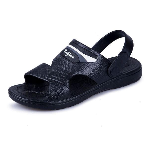 men sandals beach summer slip on sandals for men breathable men's slippers casual fashion shoes leather male beach walking shoes, Black
men sandals beach summer slip on sandals for men breathable men's slippers casual fashion shoes leather male beach walking shoes, Black